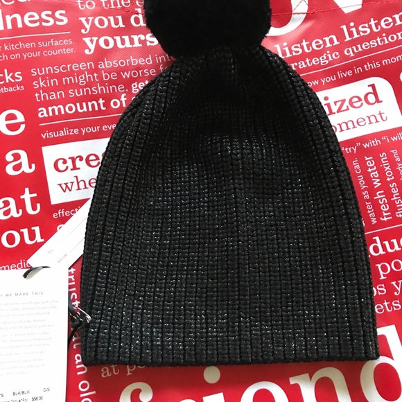 NWT BLACK LULULEMON ALL THAT SHIMMERS TOQUE FOIL - Picture 3 of 6